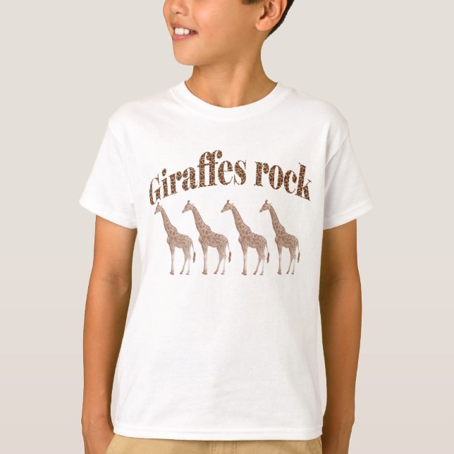 Girafas Rock T-Shirt (Frente)