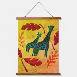 Girafas Viajando Trabalho de arte