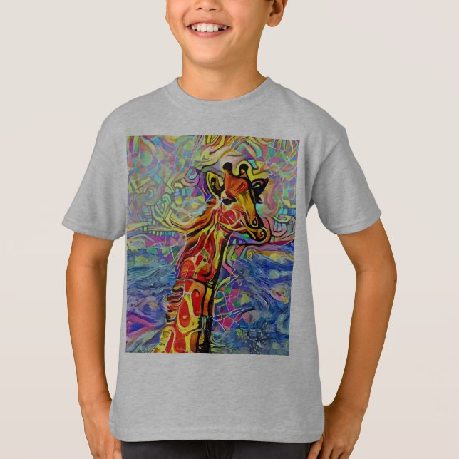 GIRAFFE ART-SHIRTS CAMISETAS (Frente)