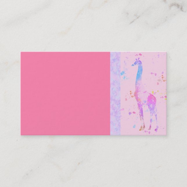 Giraffe Cartão de visita (Frente)