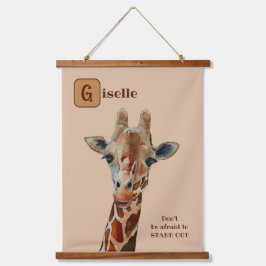 Giraffe das Safari Tier Aquarell