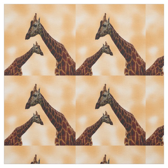 Giraffe Double Trouble, Tecido de Algodão (Modelo)