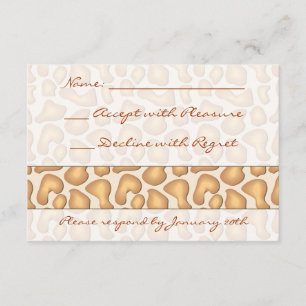 Giraffe Impressão RSVP