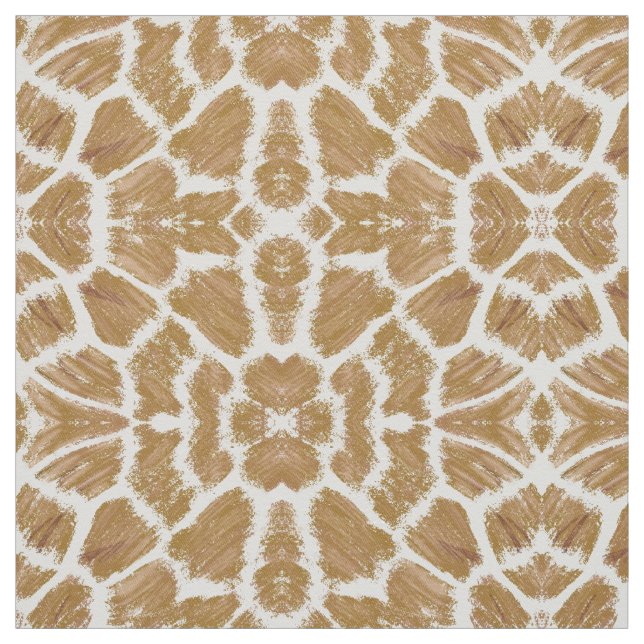 Giraffe Inspirou Tecido de Algodão (Modelo)