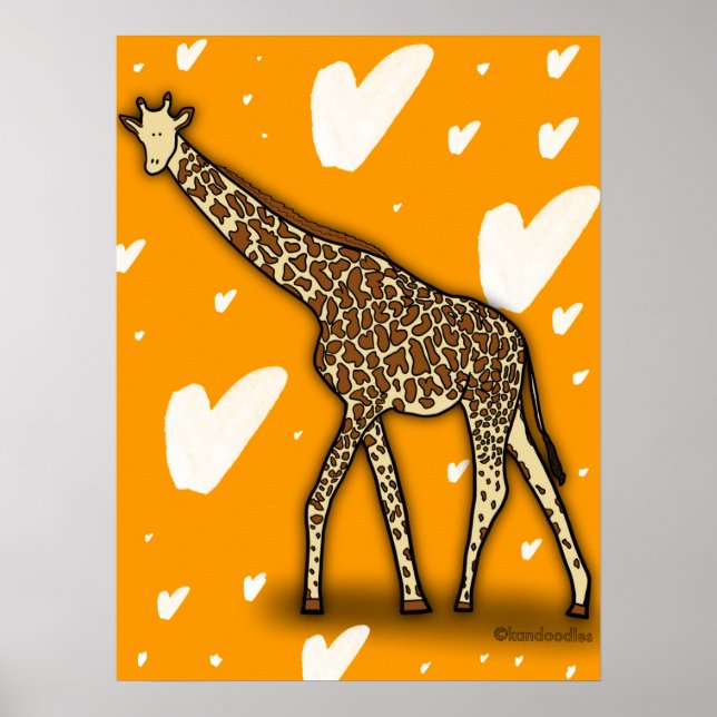 Giraffe Poster (Frente)