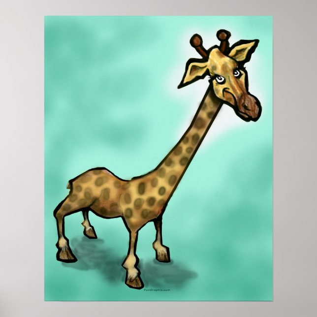 Giraffe Poster (Frente)