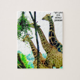 Giraffe quebra-cabeça