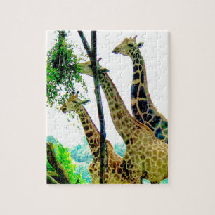 Giraffe quebra-cabeça