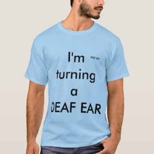 "GIRANDO t-shirt SURDO da CARA de uma ORELHA