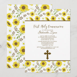 Girassóis Amarelos Primeiro Convite Comunitário 