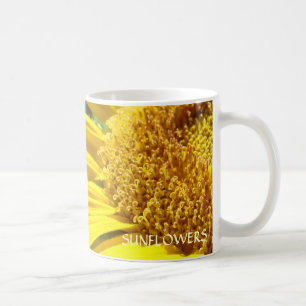 GIRASSÓIS, CANECA DE CAFÉ DE GIRASSOL CANECAS DE V