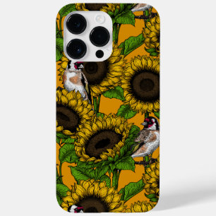 Girassóis e cotovelos de laranja