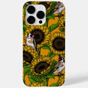 Girassóis e cotovelos de laranja
