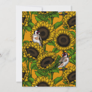 Girassóis e cotovelos de laranja