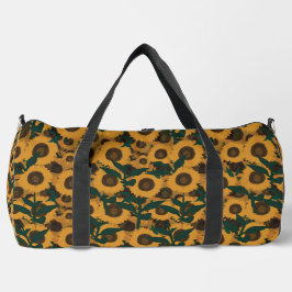 Girassóis Impressão Cortar Sew Bag