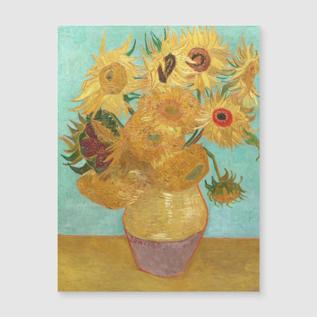 Girassóis Vincent van Gogh (Frente)