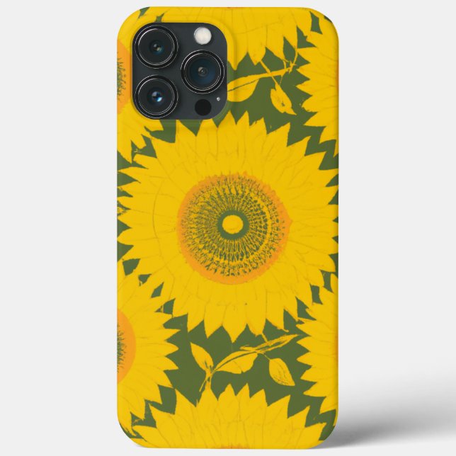 Girassol - Design Floral Amarelo (Verso)