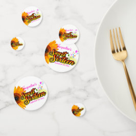 Girassol e balões em branco 16