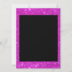 Girassol Preto com Quadro Brilhante Rosa