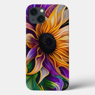 Girassol roxo e Dourado