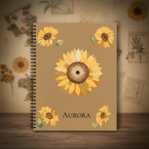 Girassol Vintage – Design Floral Nostálgico e Acon