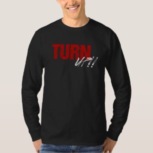 Gire ACIMA da camisa longa da Capa