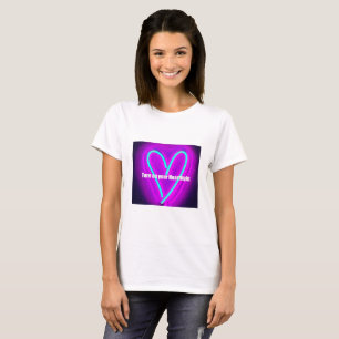 "Gire sobre t-shirt do seu heartlight"