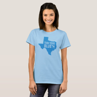 Gire Texas que o t-shirt | das mulheres azuis