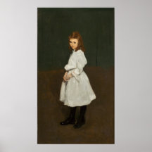 Girl in White - George Bellows Fine Art Poster