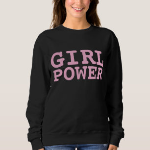 GIRL POWER BLACK T-shirts e Sweatshirts