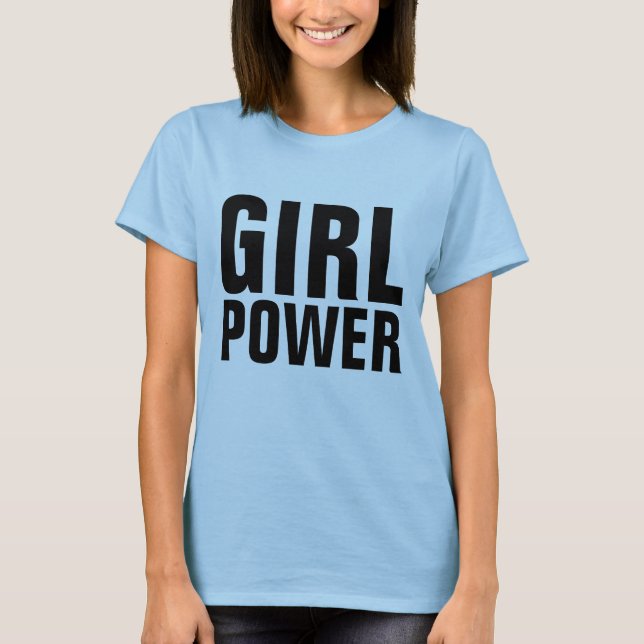 GIRL POWER Damas T-shirts (Frente)