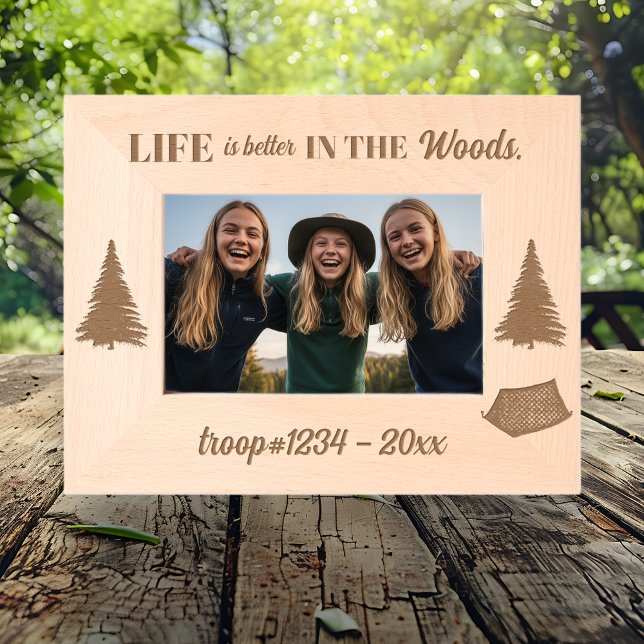 Girl Scout Life Is Better in the Woods Custom (Criador carregado)