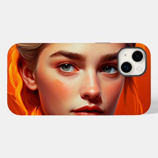 Girl with blue eyes (Verso (horizontal))