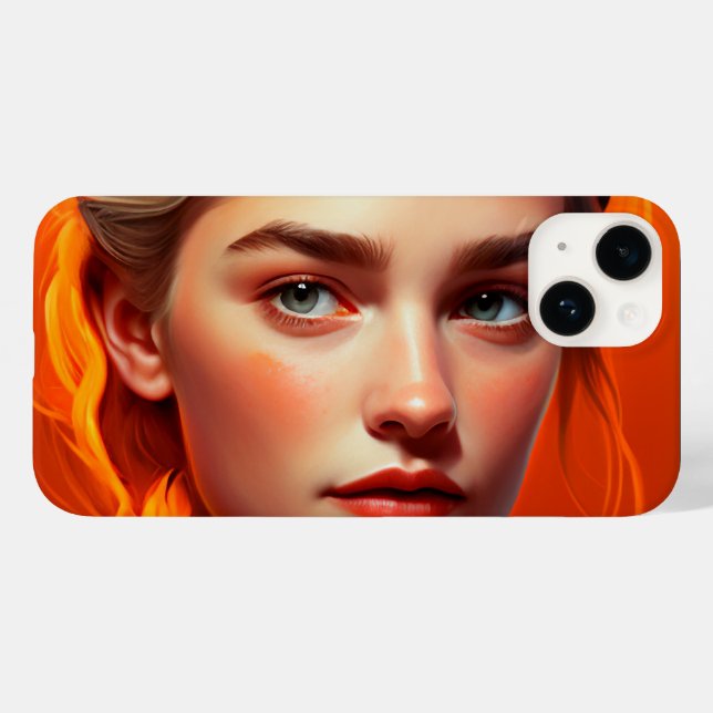 Girl with blue eyes (Verso (horizontal))