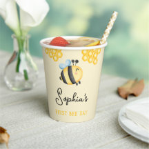 Girls Cute Summer First Bee Day 1st Birthday