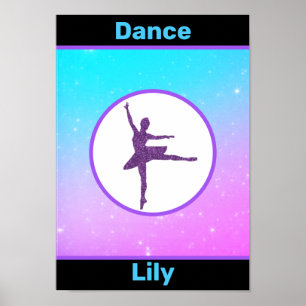Girls Dance Pastel Personalizado Poster