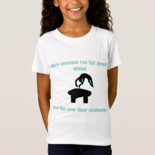 Girls Gymnastics Vault Personalizado T-Shirt