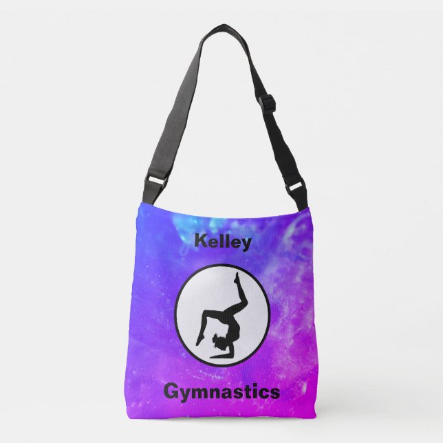 Girls Gymnastics Watercolor Tote Bag (Frente)