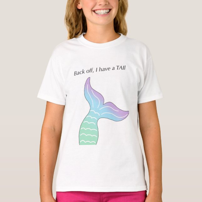 Girls Mermaid T-Shirt (Frente)