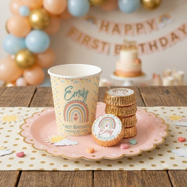 Girl's Natural Boho Party Pale Yellow