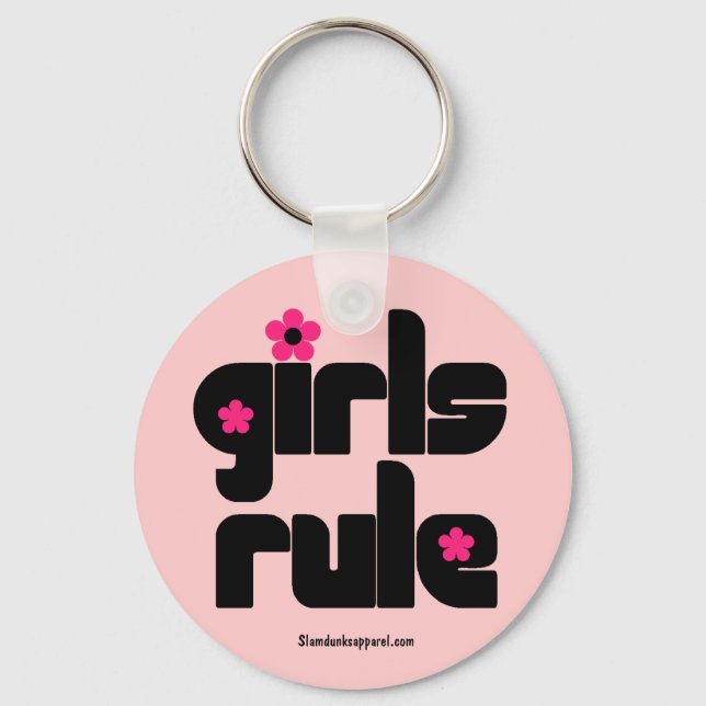 Girls Rule chaveiro (Frente)
