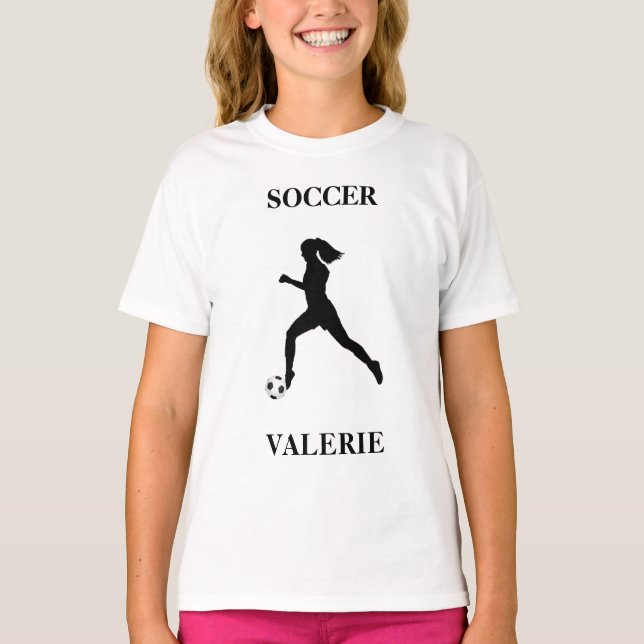 Girls Soccer T-Shirt (Frente)