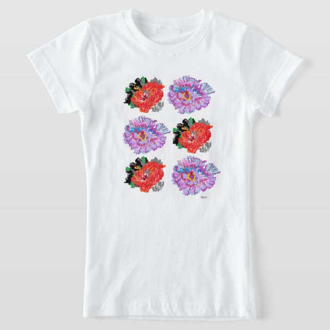 Girls T-Shirt Flowers (Postura )