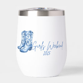 Girls Weekend Wine Tumbler - tema ocidental