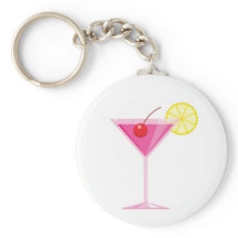 Girly Cocktail Chaveiro