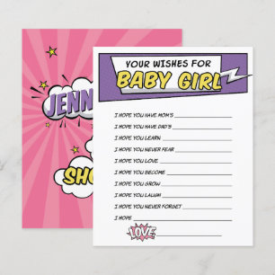 Girly Superheroína Chá de BD