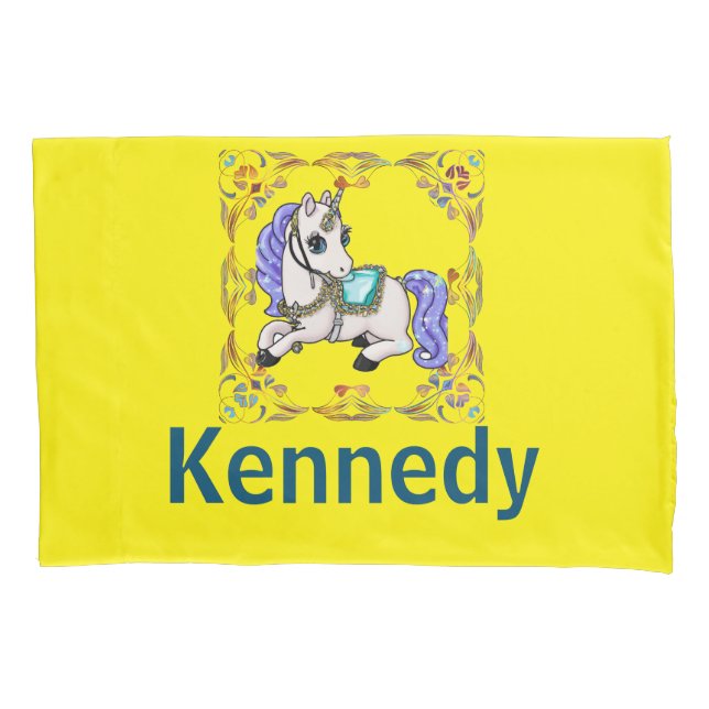 Girly Unicorn Pony Bedtime Prayer Personalizada (Frente)