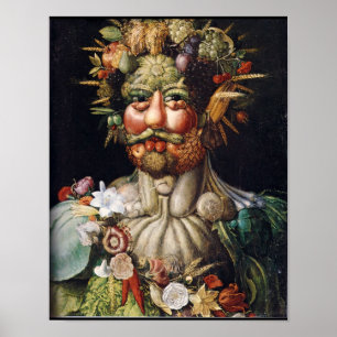 Giuseppe Arcimboldo Vertumnus Vegetable Man Poster