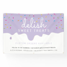 Glacé do padeiro Derrame de aspersão colorida Lila