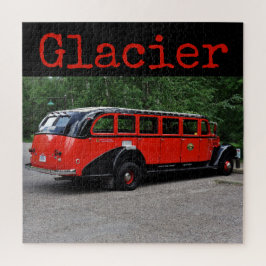 Glaciar National Park Red Bus Quebra-cabeça